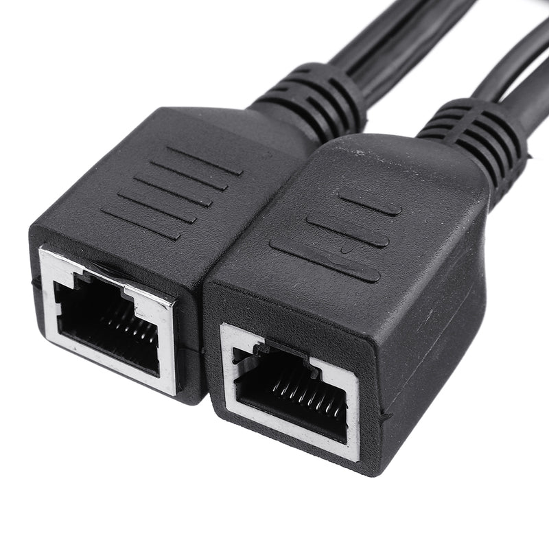 6pcs  POE Adapter Cable Tape Screened POE Switch Cable POE Splitter Injector Power Supply 12V Synthesizer Separator Combiner