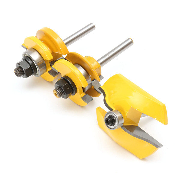 3pcs 1/4 Inch Shank Ogee Rail and Stile Router Bit Set