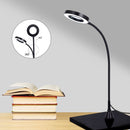 NEWACALOX Magnetic Flexible Desk Magnifier 3X USB LED Magnifying Glass 3 Colors Illuminated Magnifier Lamp Loupe Reading Rework Soldering Magnifier