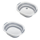 4 in 1 Multi-function Folding Cutting Board Dish Tub Drain Basket Vegetable Basin