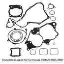Top & Bottom End Full Complete Gasket Kit Engine Set For Honda CR85R 2003-2007