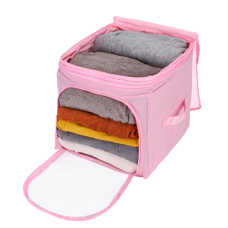 Foldable Storage Bags Clothes Blanket Quilt Closet Sweater Organizer Box Pouch Clothes Storage Bag