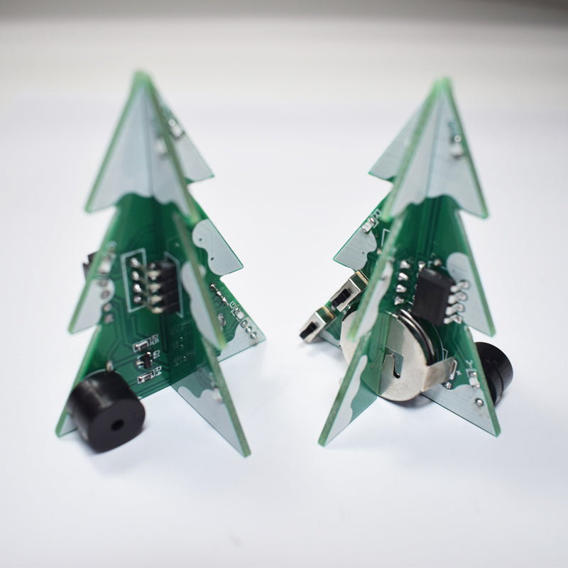 Geekcreit 3D Mini SMD PCB Stereo Christmas Tree DIY Music Kit