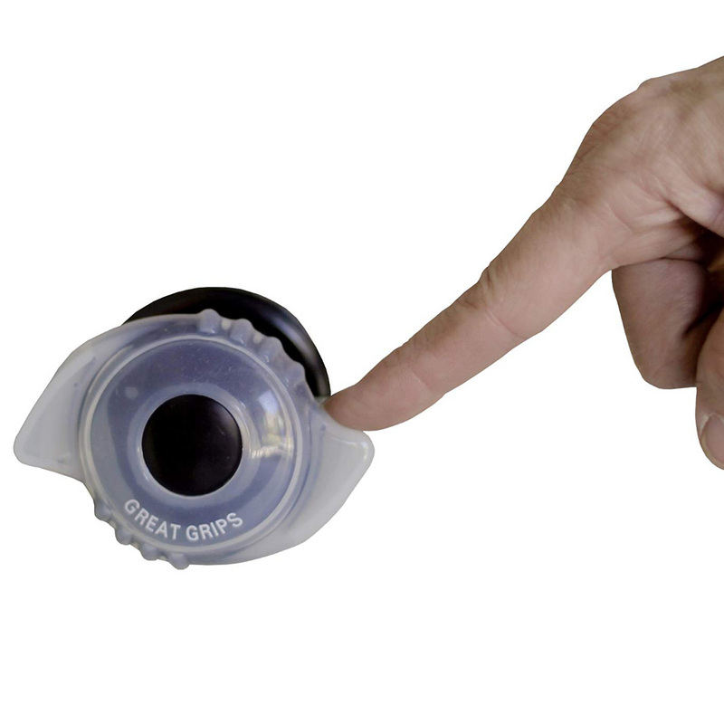 TPR EZ Door Knob Grips Luminous Door Lock Cover Single Finger Operate Door Knobs Grip