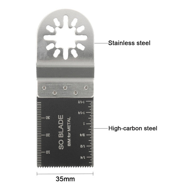 10pcs Multitool Saw Blade Accessories Kit For Fein Bosch Dewalt Porter Cable Dremel Ridgid