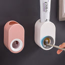 Automatic Toothpaste Extrusion Dispenser Squeezer Wall Mounted Rack Stand Holder