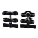 HOOZHU S01 2-Hole Diving Bracket Underwater Adjustable Diving Flashlight Arms Camera Arm