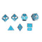 Multisided Dices Solid Metal Heavy Dice Set Polyhedral Dices Role Playing Games Dice Gadget RPG