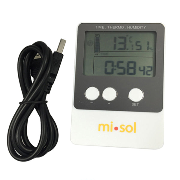 MISOL WS-DS102 Weather Station Data Logger Temperature Humidity USB Datalogger Thermometer Hygrometer Data Record
