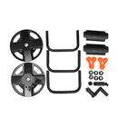 29x26x36cm Portable Black Garden Hose Reel For Hoses 12mm Inner Diameter Hoses Truck