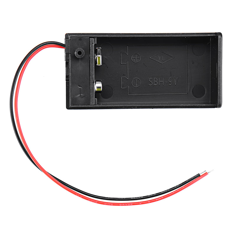 9V-6F22 Battery Charging Box Fully Sealed Battery Holder Case with Switch for 9V Battery