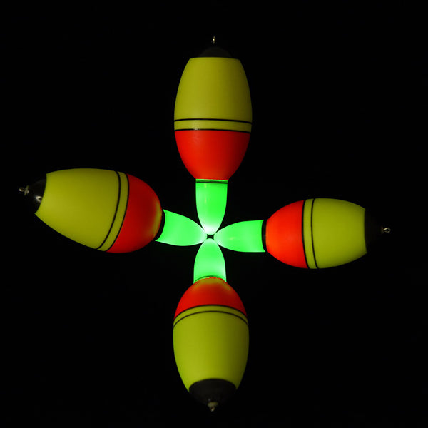 ZANLURE Night Lighting Fishing Float EVA Electronic Light with 2 Button Cells Pesca Tackle Tools