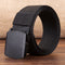 140cm KALOAD R01 Men Women Canvas Adjustable Quick Release Tactical Belt PE Buckle 3.8cm Width Waistband