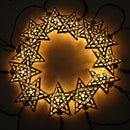 3.6m 12 LED Solar Powered Stars String Fairy Lights Christmas Decor