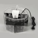 Mini Clear Acrylic Betta Aquarium Fish Tank Breeding Isolation Box Desktop Transparent Free Fish Tank Aquatic Supplies