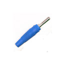 Amass 5 Colors 4mm Cross Nickel Plated Copper Banana Plug With PVC Rubber Sheath