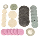 166pcs 1/8 Inch Shank Rotary Tool Accessories Set Polshing Tool Grinding Brush Polishing Wheel