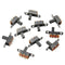 10Pcs Black Mini Size SPDT Slide Switches On-Off 100V 2A DIY Material