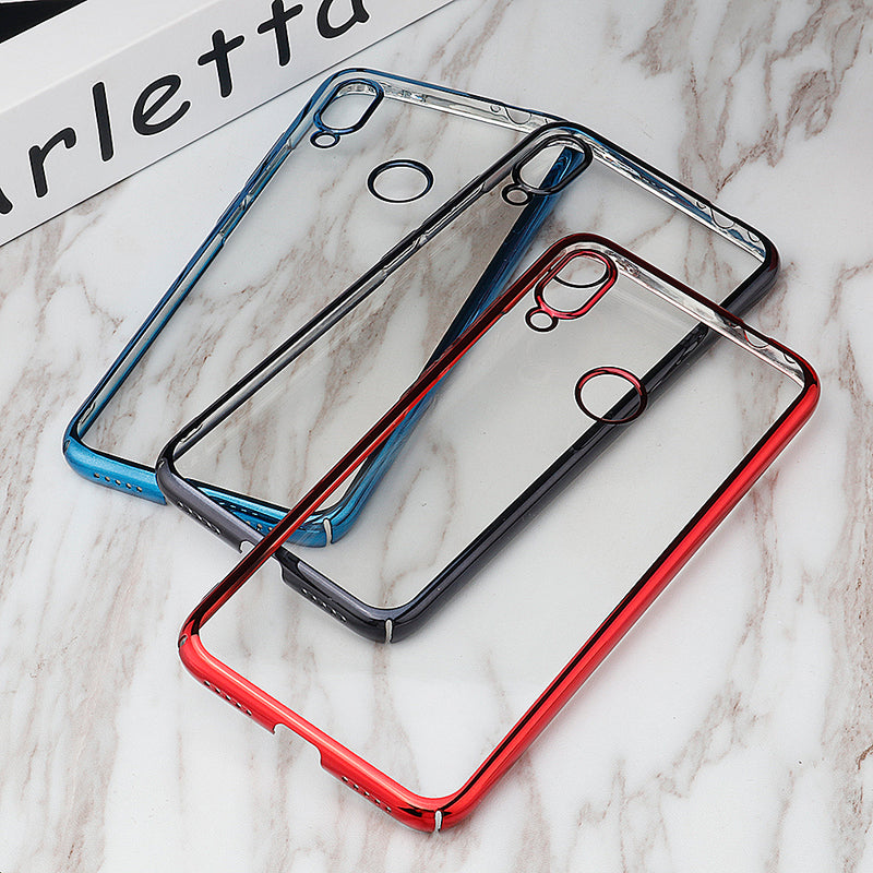 Bakeey Luxury Shockproof Elac-plating Transparent Hard PC Protective Case For Xiaomi Redmi Note 7  / Redmi Note 7 Pro