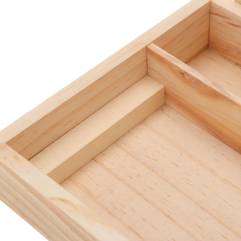 5Pcs Wooden Storage Box Tools Kit Smoke Grinder Set Rolled Paper Pipes