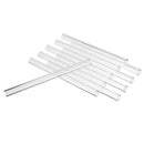 10Pcs 150x10x1.5mm Length 150mm OD 10mm 1.5mm Thick Wall Borosilicate Glass Blowing Tube Lab Factory School Home Tubes