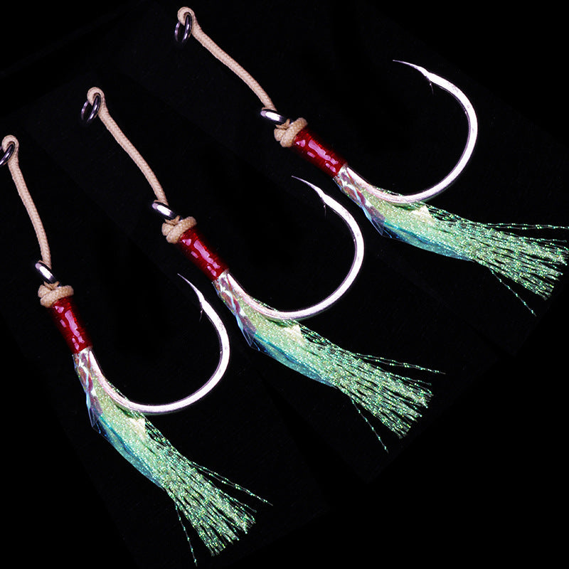 ZANLURE 3 Pcs Casting Cod Hook Fishing Lure Metal Crankbaits Fishing Hook