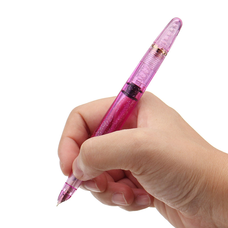 Wingsung 618 0.5mm Fine Iridium Nib Piston Fountain Pen With Box Smooth Writing Students Gift