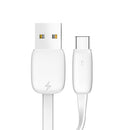 USAMS U6 Anti-winding Micro USB Flat Fast Charging Data Cable 1.2M For Xiaomi Redmi Note 5 S7 S6