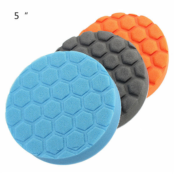 3pcs 4/5/7 Inch Buff Polishing Pad kit for Car Polisher
