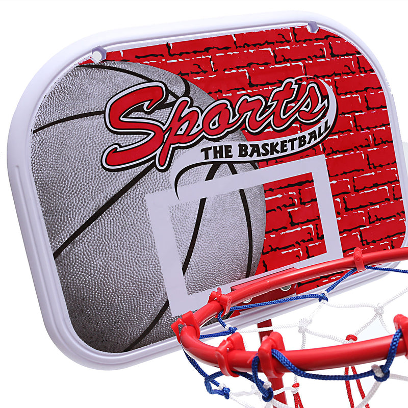 55cm-150cm Mini Adjustable Portable Basketball Hoop Net Pump Outdoor Indoor Stand