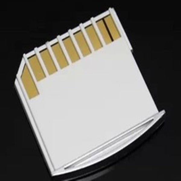 White TF Memory to SD Card Reader Adapter For MacBook Air Pro