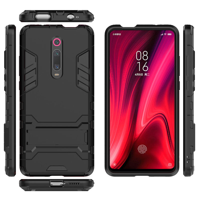 Bakeey Armor Shockproof with Stand Holder Back Cover Protective Case For Xiaomi Mi9T / Xiaomi Mi 9T Pro / Xiaomi Redmi K20 / Redmi K20 Pro