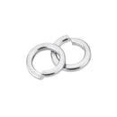 10Pcs M2/M2.5/M3/4 304 Stainless Steel Spring Washer Split Lock Washers