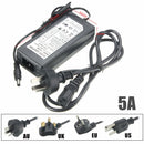 5.5mm x 2.5mm  AC 100-240V to DC 24V 5A Switching Power Supply Adapter Transformer
