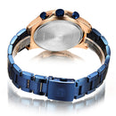 MINI FOCUS MF0218G Date Display Men Wristwatch Working Little Dial Full Steel Quartz Watch