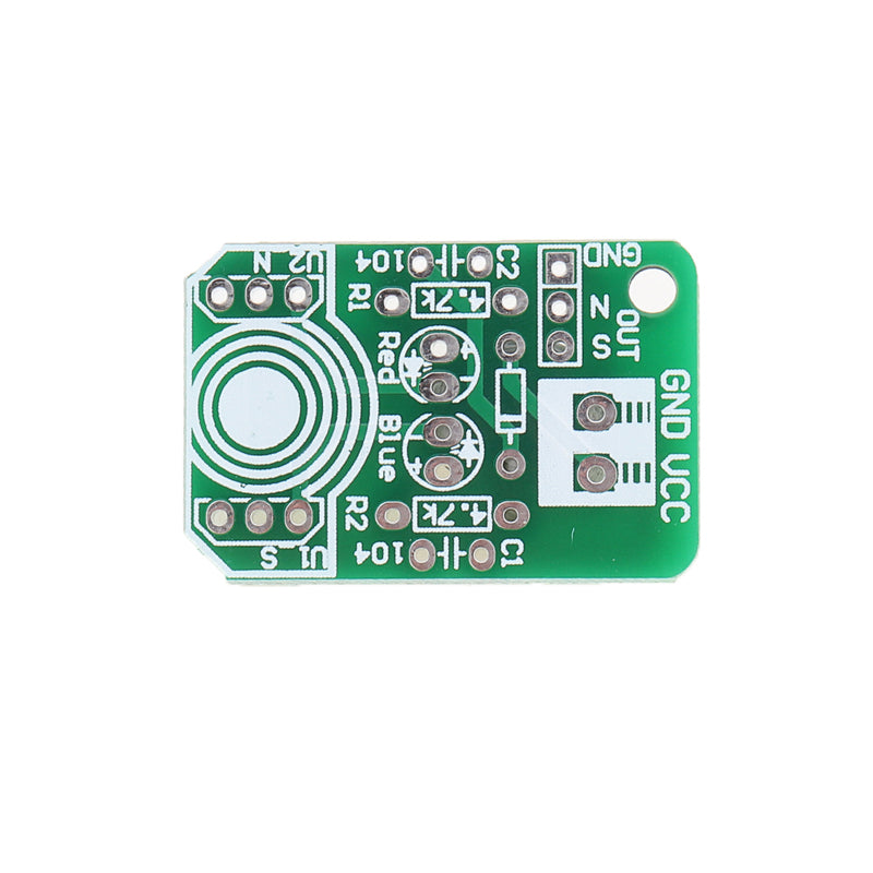 Hall Magnetic Induction Sensor Magnetic Detection Magnetic Pole Resolver North and South Pole Detection Module DIY Kit