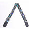 Adjustable Cotton Strap Belt with PU Leather Ends for Electric Guitar Bass Ukulele