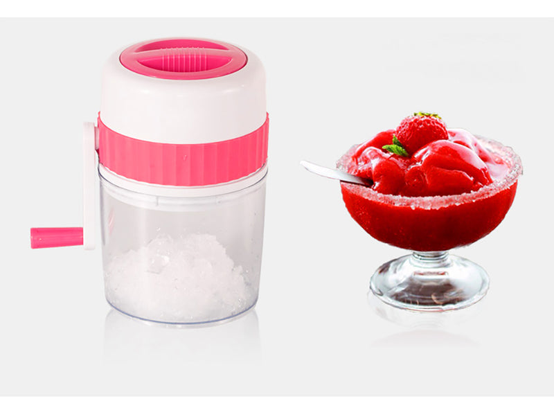 Hand Crusher Household Mini Manual Ice Crusher Shaver Shredding Portable Snow Cone Ice Maker Machine