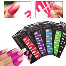 50pcs Peel Off Tape Nail Protector for Nail Art Painting Polish UV Gel Stamping Plate Tools