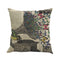 Romantic Beautiful Pillow Cover Butterflies Cotton Linen Cushion Cover Pillow Case