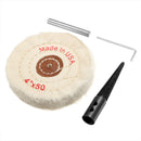 Drillpro 4 Inch Felt Wool Polishing Wheel Adapter Set Changed Electric Drill Into Polishing Machine