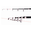 ZANLURE 1.8/2.1/2.4m Carbon Fiber Fishing Rod 2000/3000 Fishing Rod Reel Set Portable Outdoor Fishing Tool