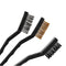 Copper Wire/ Iron Wire/Nylon Wire Toothbrush Nozzle Heated Bed Cleaning Brush Three-Piece/Set for 3D Printer Part
