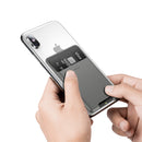 Baseus All Phone Back Stick Slot Card Bag Wallet Protective Case Silicone Anti-Fingerprint For Samsung /For iPhone / Xiaomi / Huawei /  Xiaomi Mi Note 10/ Mi 9T / OnePlus 7T / Huawei P30 pro