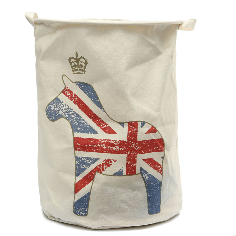 Linen Laundry Hamper Bag Washing Basket Clothes Storage Pouch Collection