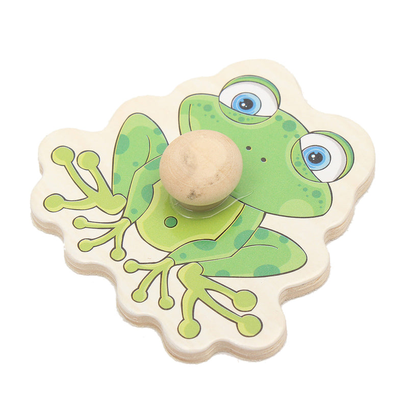 Zoo Animals Wooden Jigsaw Children Kids Baby Learning Educational Puzzle Toy