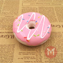 10cm Cute Donuts Big Bread Charms Kawaii Squishy Soft Bag Keychain Straps Decor