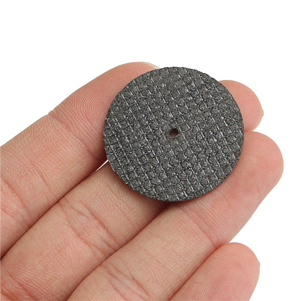50pcs 32mm Cutting Discs Cut Off Wheel with 4pcs 1/8 Inch Shank Mandrels for Rotary Tools