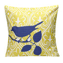 45x45cm Bird Flax Square Pillow Case Cushion Cover Sofa Throw Home Bedroom Decor
