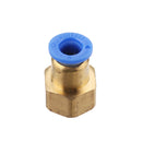 Machifit Pneumatic Connector PCF Female Thread Straight Quick Hose Joint Fittings 8-01/02/03/04